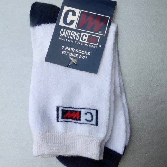 Carters White Womens Ankle Socks Ladies Size 9-11 - Picture 1 of 9